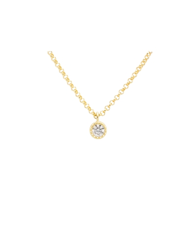 Collar de plata de primera ley (925) bañada en oro amarillo de 18kt.