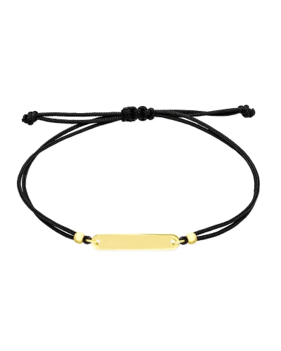 Pulsera de oro amarillo de primera ley (750) (dimensiones de la pieza: 22 x 4 mm) ( medida extensible: de 15 a 23 cm)