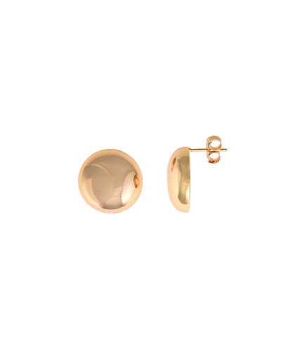 <P>Pendientes de plata de primera ley (925) con baño de oro amarillo.</P>
<P>Cierre de presión.</P>
<P>Medida: 19 mm de diamet
