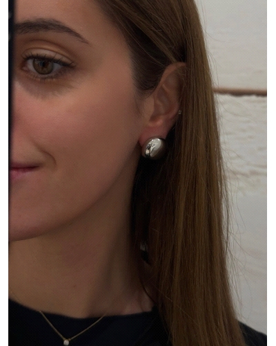 <P>Pendientes de plata de primera ley (925)</P>
<P>Cierre de presión.</P>
<P>Medida: 19 mm de diametro.</P>