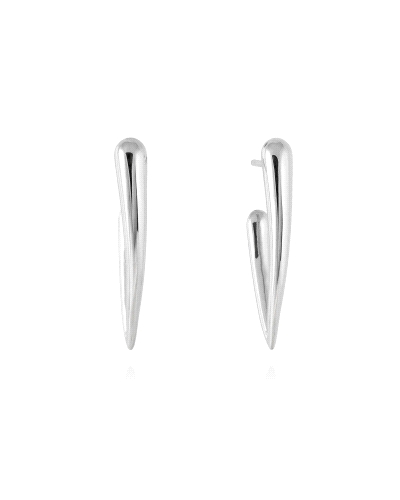 <P>Pendientes de plata de primera ley (925) con baño de rodio.</P>
<P>Cierre de presión.</P>
<P>Medida : 34 mm</P>
<P>&nbsp;<