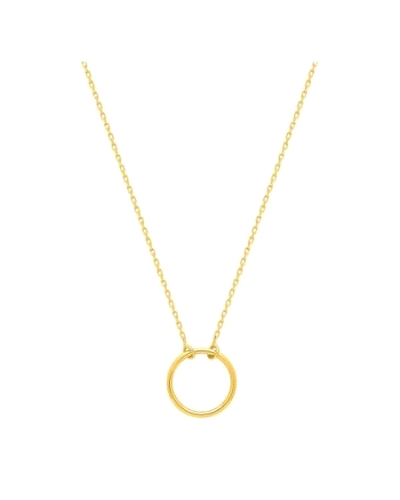 <P>Collar de oro amarillo 9k.</P>
<P>Medida de colgante: 10,5 mm de diametro</P>
<P>Largo de cadena: 40- 42 cm<BR></P>