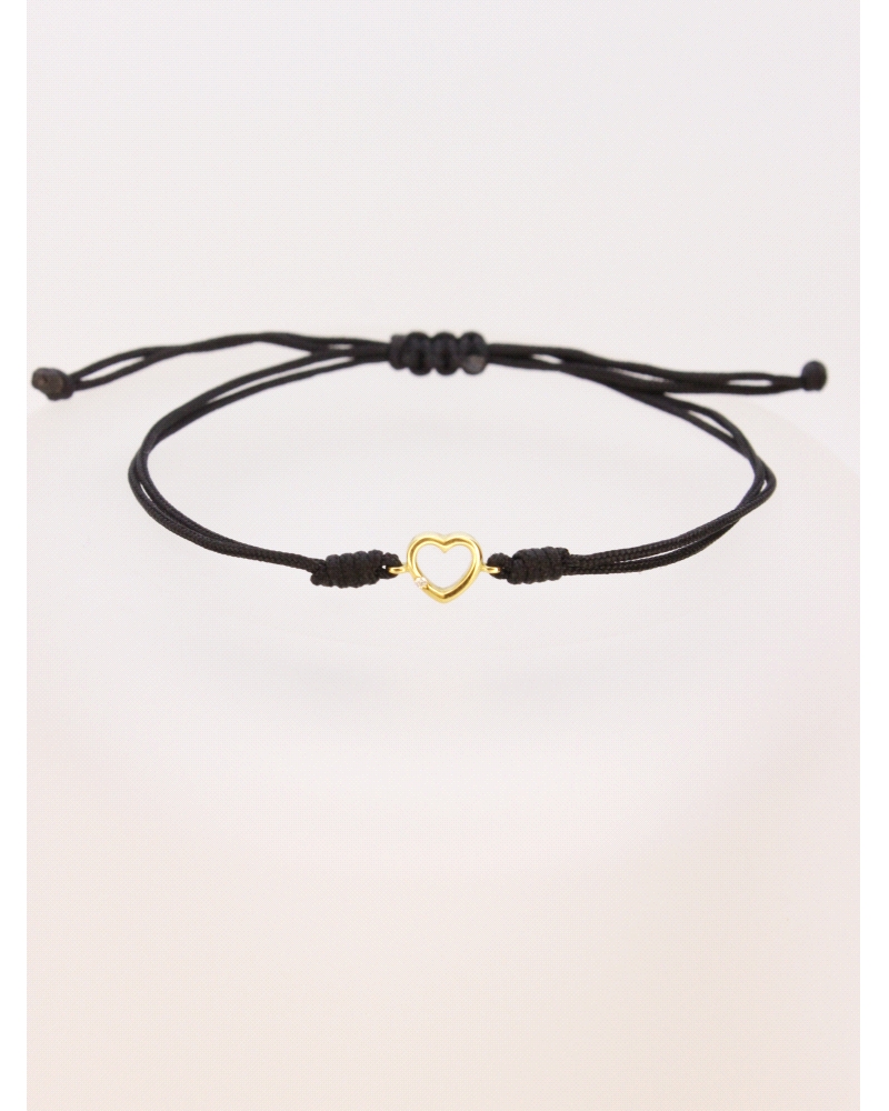 Pulsera de oro amarillo de primera ley (750) con un diamante peso total 0,006 qt. ( Color : Top Wesselton ( G) Pureza: SI). medi