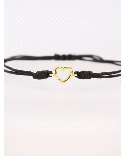 Pulsera de oro amarillo de primera ley (750) con un diamante peso total 0,006 qt. ( Color : Top Wesselton ( G) Pureza: SI). medi