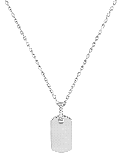 <P>Collar de plata (925)</P><BR>
<P>Medida cadena: Ajustable a 45cm, 48cm y 50cm</P><BR>
<P>Medida chapa: 7 x 12 mm</P>