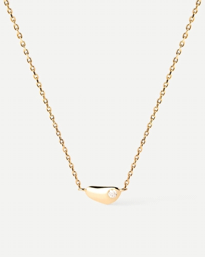 Anillo abierto fluido adornado con perla cultivada de agua dulce.