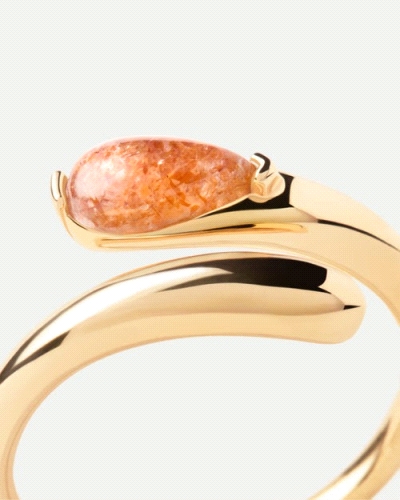 <P>Anillo abierto fluido adornado con piedra naranja ovalada.</P>
<P><SPAN style='FONT-SIZE: 13px; FONT-FAMILY: Poppins, sans-s