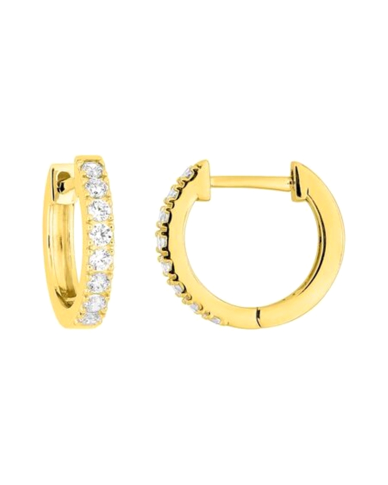 <P>Pendientes para mujer fabricados en oro amarillo de 9 quilates, caracterizados por un diseño tipo colgante con circonitas eng