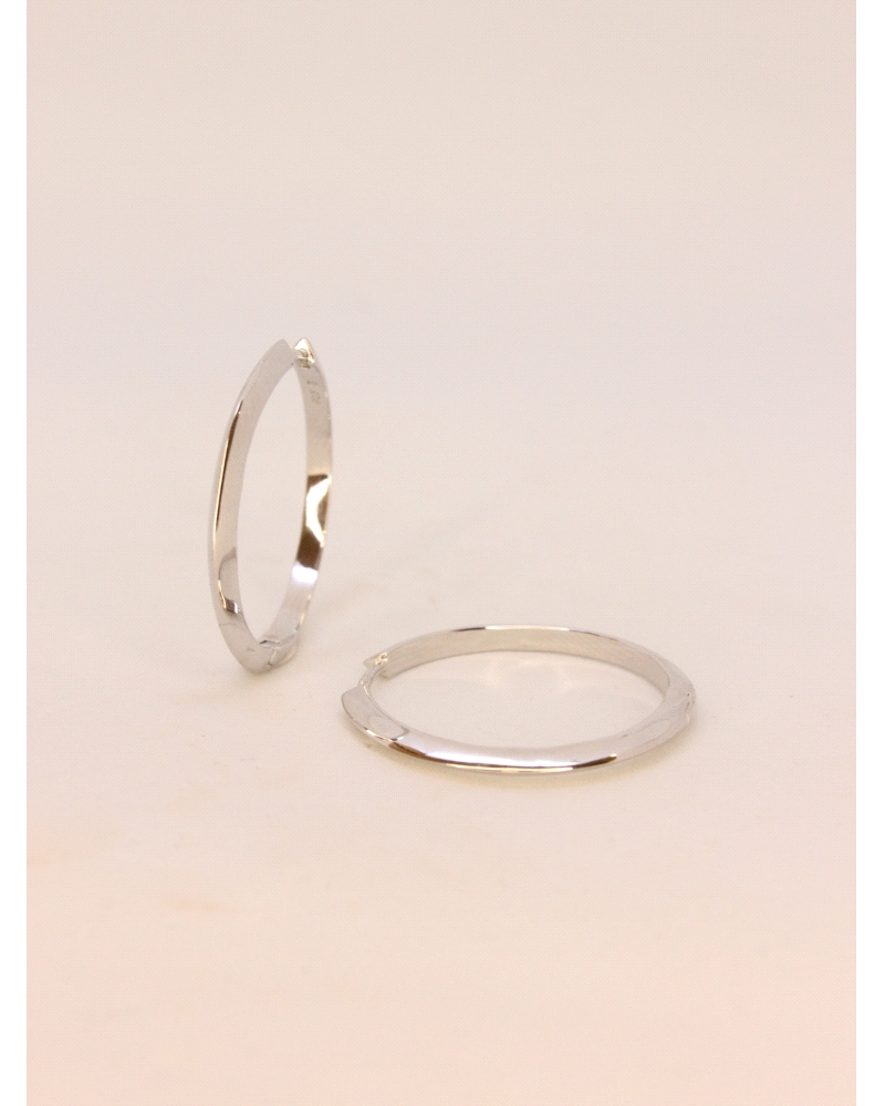 <P>Pendientes de plata de primera ley (925)</P>
<P>Medida: 30 mm diametro exterior.</P>