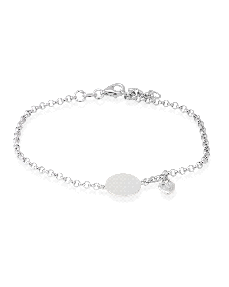 Pulsera de plata de primera ley (925).