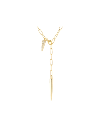 Collar de plata de primera ley (925) bañada en oro amarillo de 18kt.
