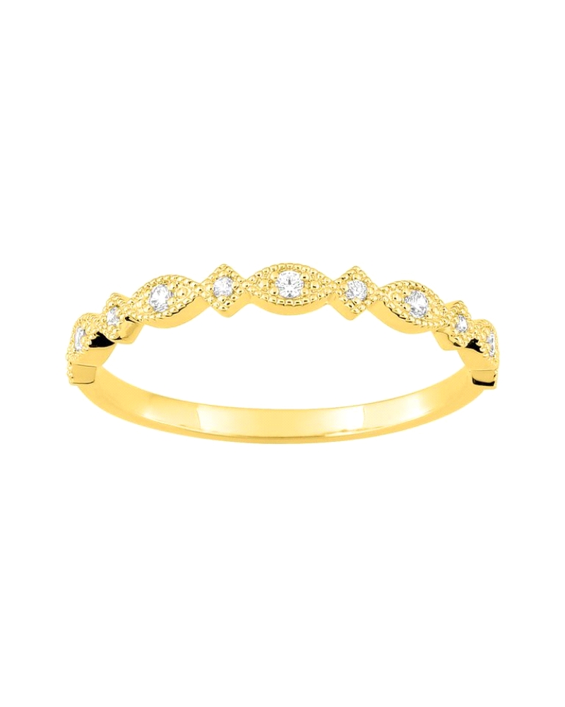 SORTIJA ORO 9K Y DIAMANTE NATURAL                                     