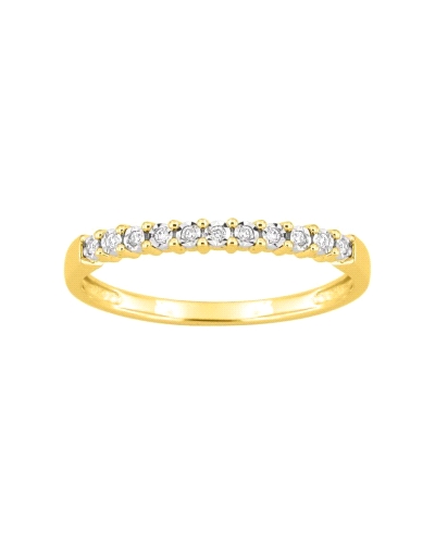 SORTIJA ORO 9K Y DIAMANTE NATURAL                                     