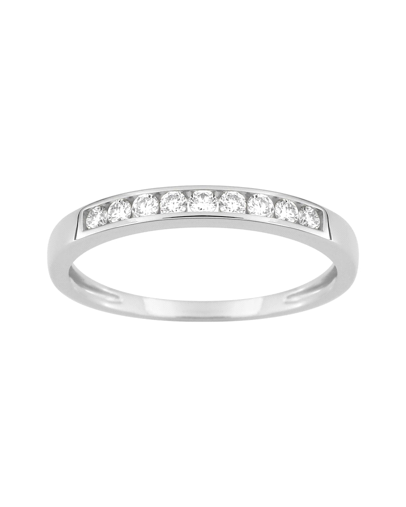 SORTIJA ORO 9K Y DIAMANTE LABORATORIO                                 